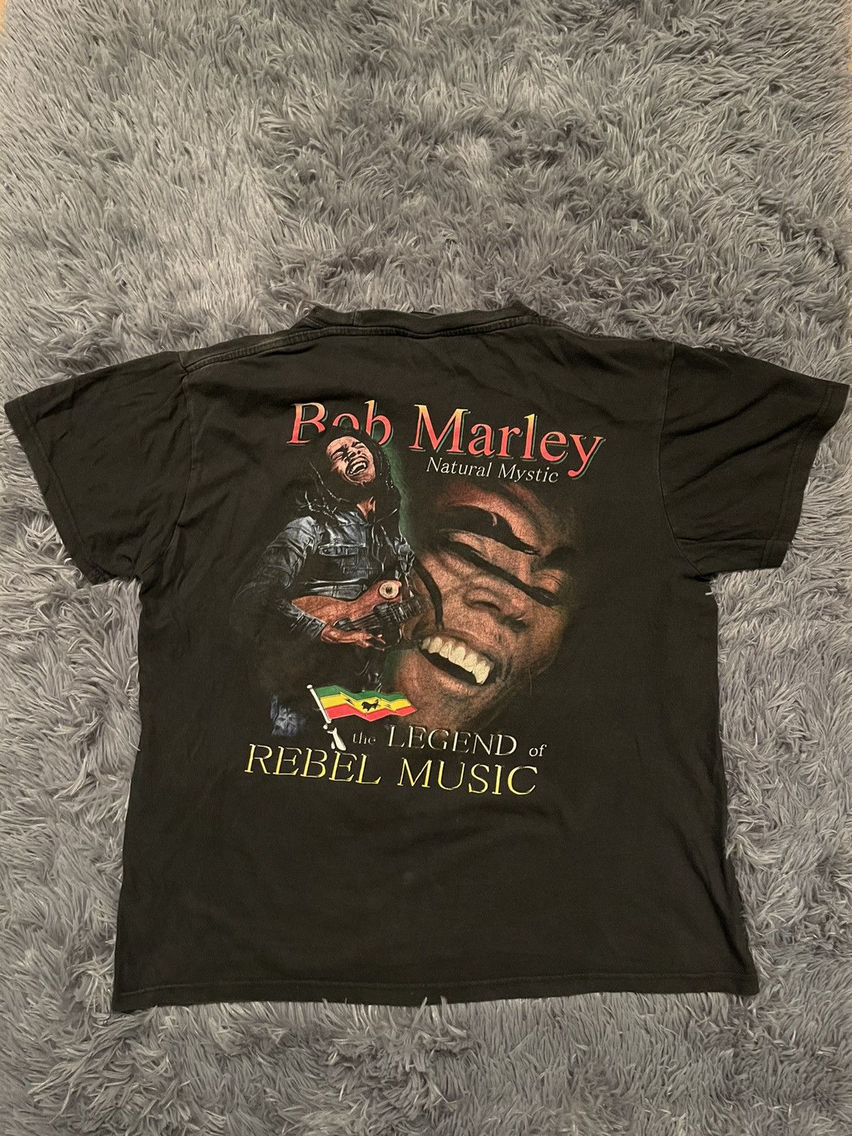 Band Tees × Bob Marley × Vintage Bob Marley 90s vintage printed t-shirt Size US L / EU 52-54 / 3 - 4 Thumbnail