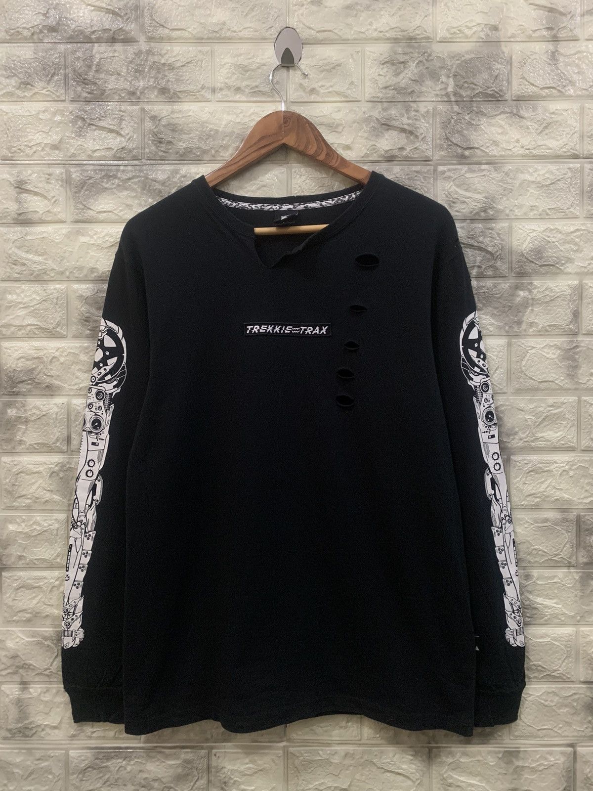 Japanese Brand × Vintage The Test streetwear distress shirt Size US L / EU 52-54 / 3 - 1 Thumbnail