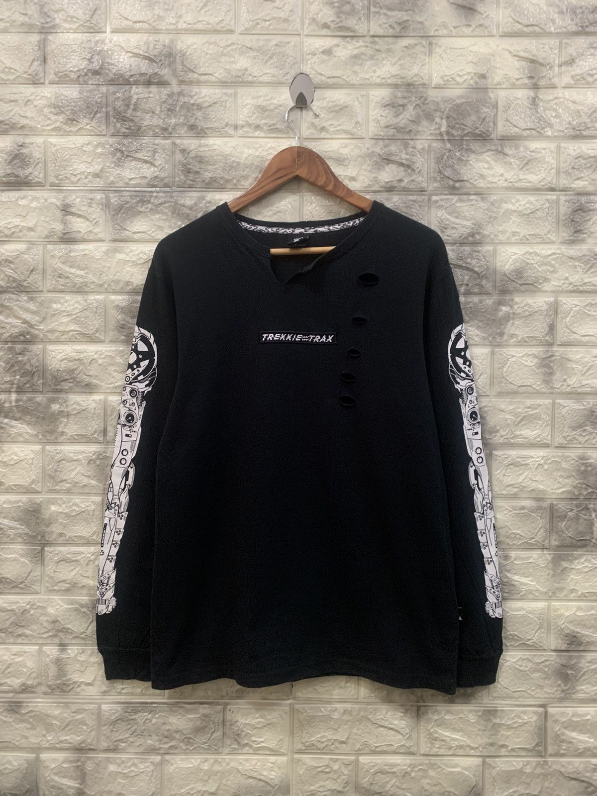Japanese Brand × Vintage The Test streetwear distress shirt Size US L / EU 52-54 / 3 - 2 Thumbnail