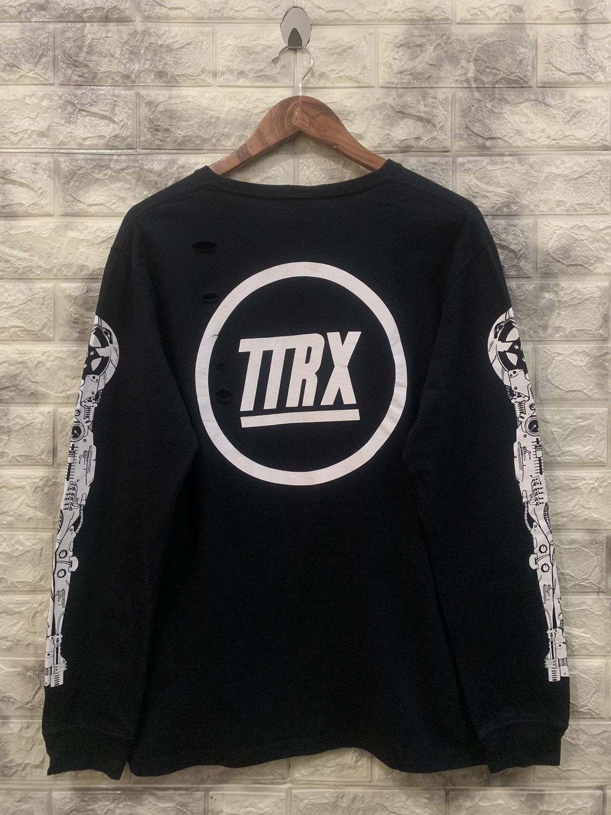 Japanese Brand × Vintage The Test streetwear distress shirt Size US L / EU 52-54 / 3 - 7 Thumbnail