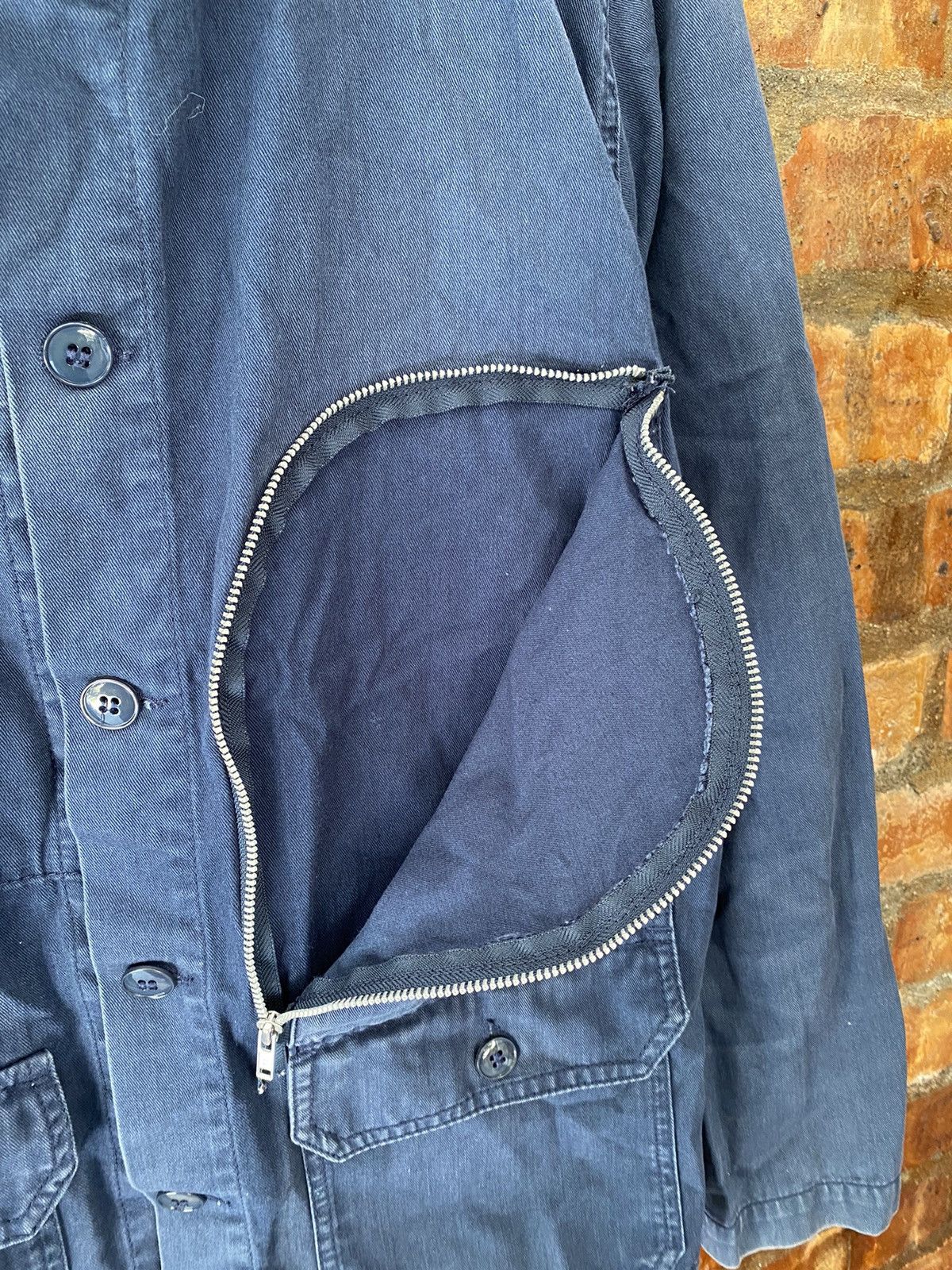 CABANE de ZUCCa 2003 Zucca By Issey miyake military S curve zip Size US M / EU 48-50 / 2 - 9 Thumbnail