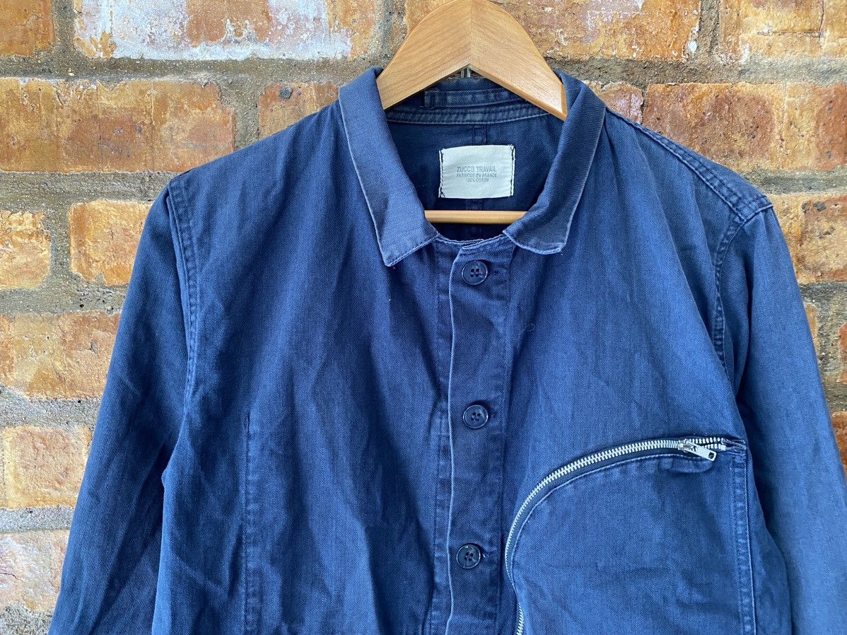CABANE de ZUCCa 2003 Zucca By Issey miyake military S curve zip Size US M / EU 48-50 / 2 - 4 Thumbnail
