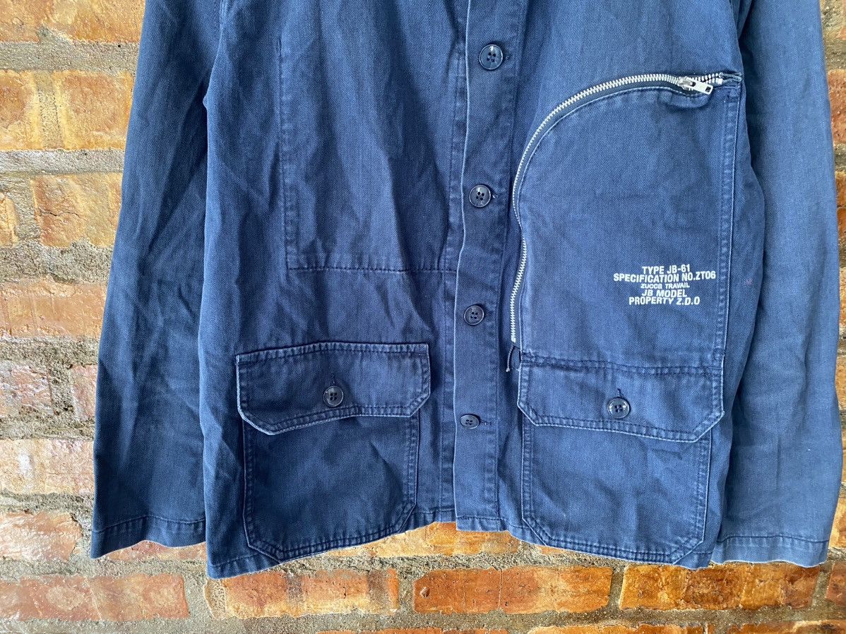CABANE de ZUCCa 2003 Zucca By Issey miyake military S curve zip Size US M / EU 48-50 / 2 - 5 Thumbnail