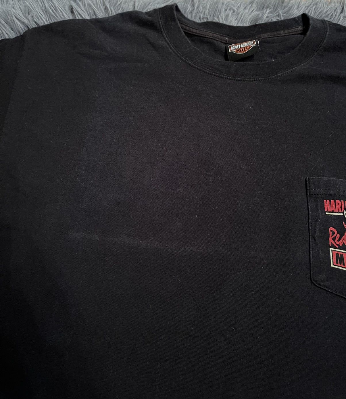 Harley Davidson × Vintage Harley Davidson 2012 vintage pocket t-shirt Size US XL / EU 56 / 4 - 8 Thumbnail