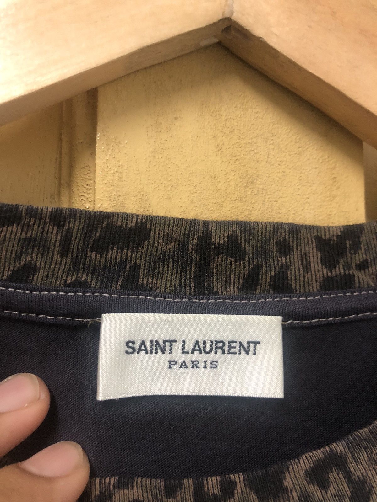 Saint Laurent Paris SAINT LAURENT Tie-Dye Leopard Printed T-shirt Size XS / US 0-2 / IT 36-38 - 12 Thumbnail