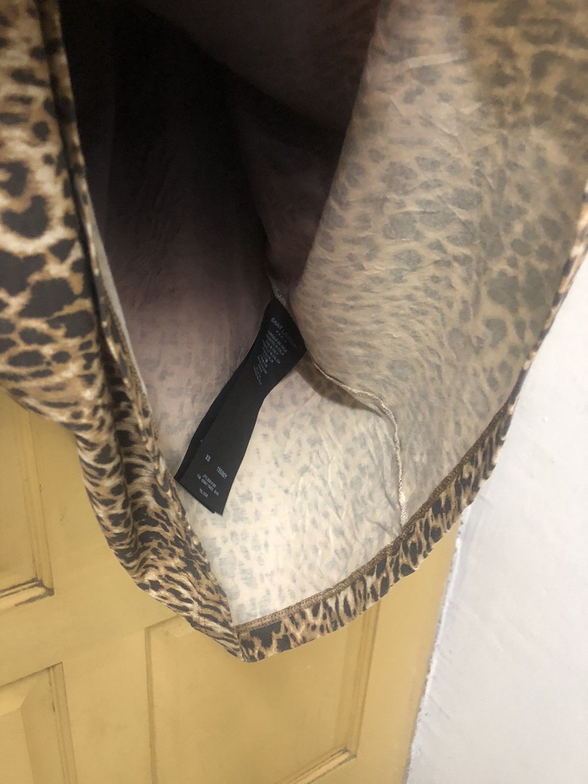Saint Laurent Paris SAINT LAURENT Tie-Dye Leopard Printed T-shirt Size XS / US 0-2 / IT 36-38 - 15 Thumbnail