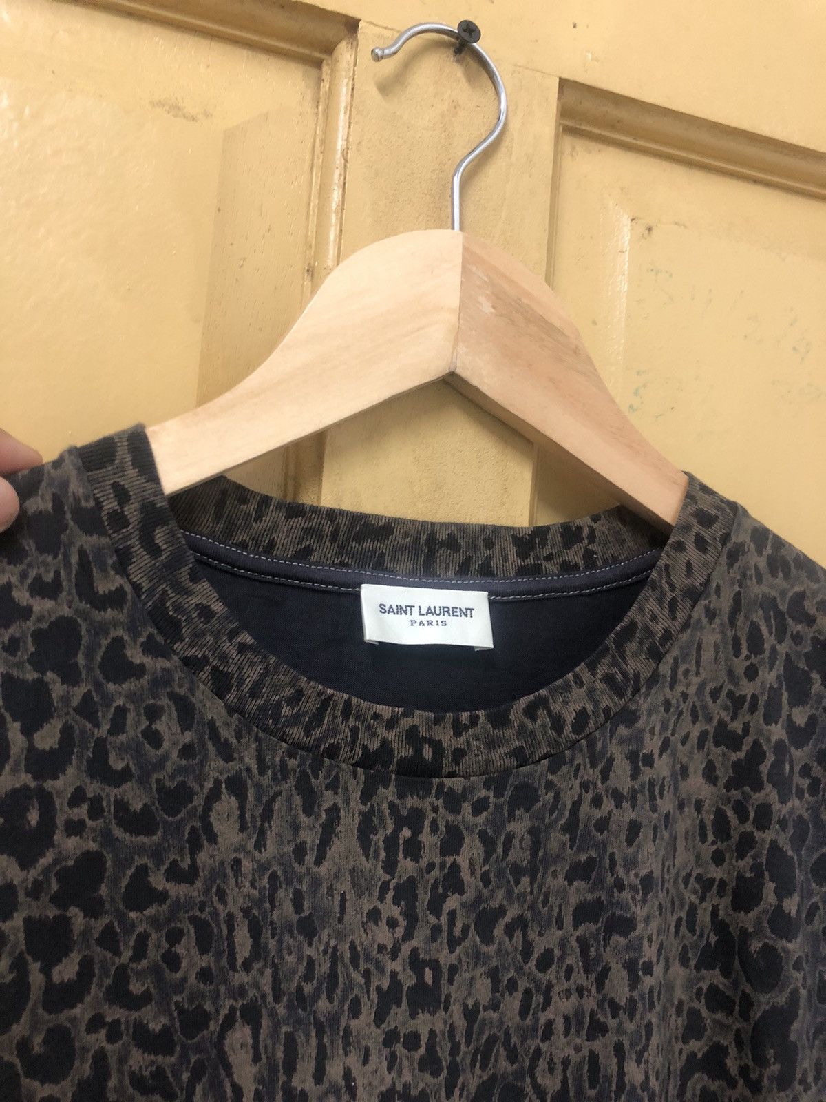Saint Laurent Paris SAINT LAURENT Tie-Dye Leopard Printed T-shirt Size XS / US 0-2 / IT 36-38 - 11 Thumbnail