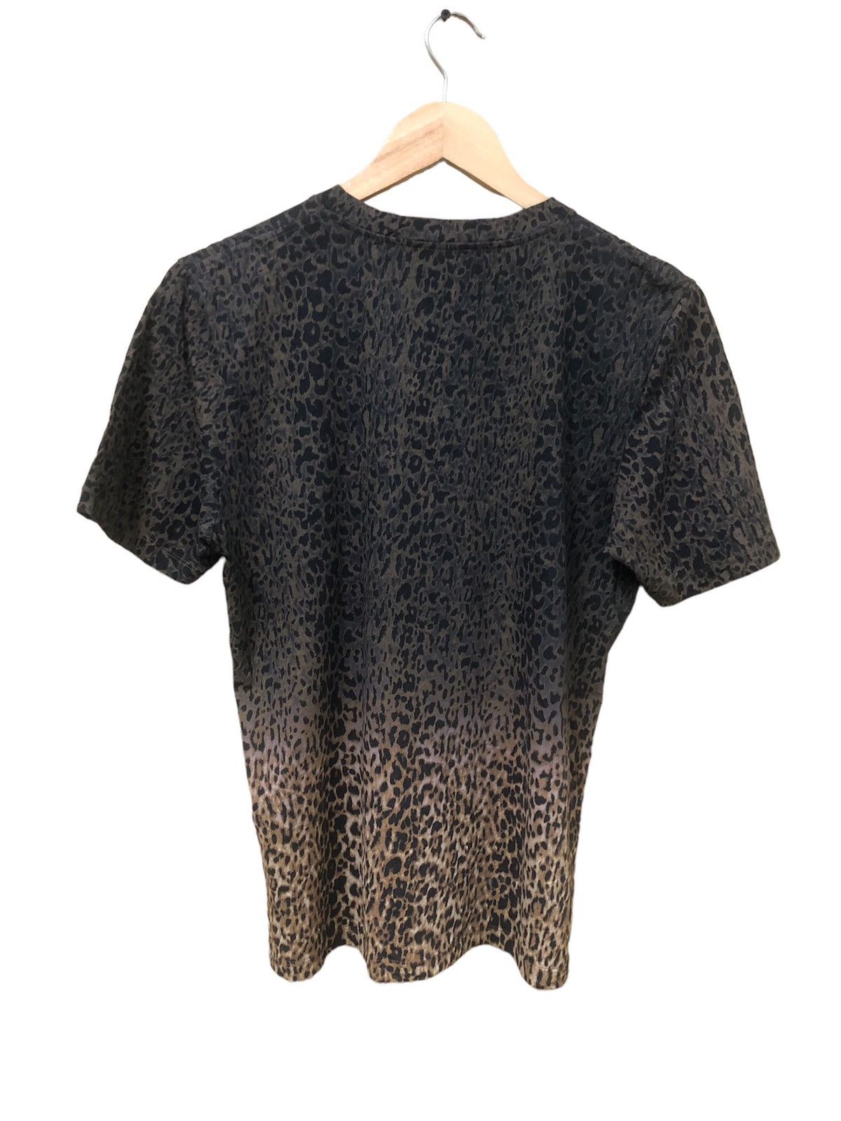 Saint Laurent Paris SAINT LAURENT Tie-Dye Leopard Printed T-shirt Size XS / US 0-2 / IT 36-38 - 2 Thumbnail