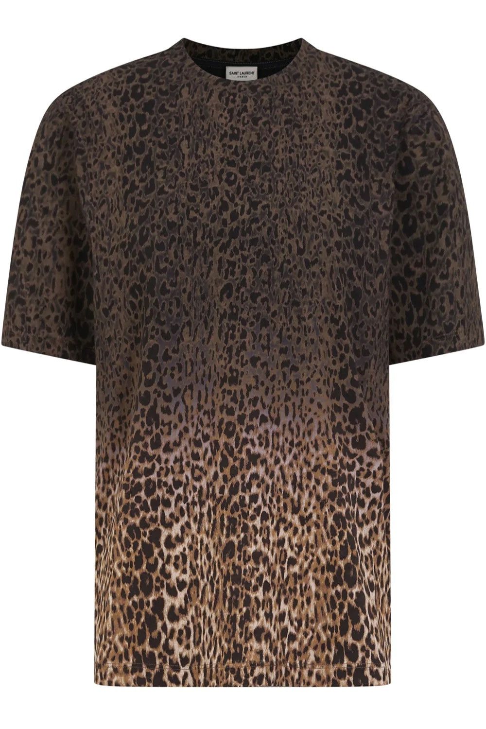 Saint Laurent Paris SAINT LAURENT Tie-Dye Leopard Printed T-shirt Size XS / US 0-2 / IT 36-38 - 3 Thumbnail
