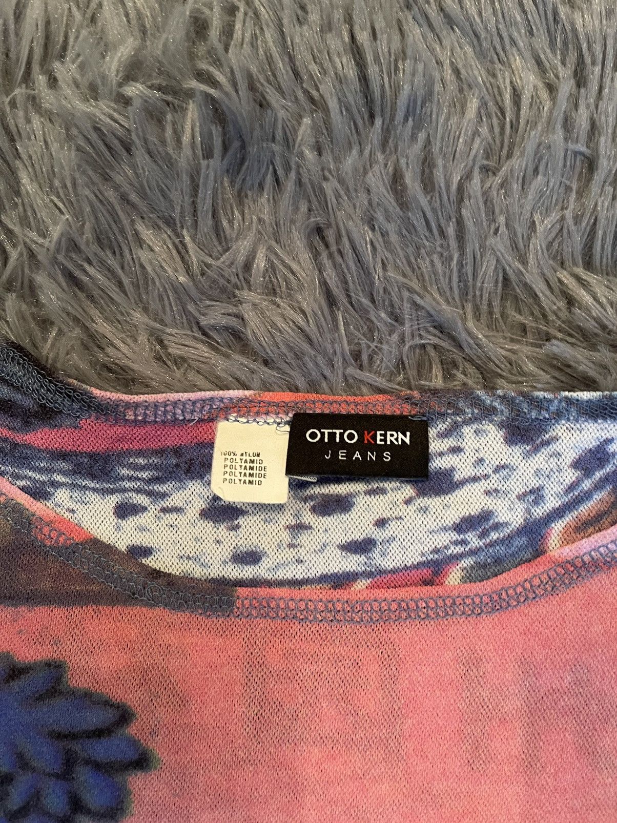 Vintage Otto Kern Japanese vtg Y2K mesh JPG style printed t-shirt Size M / US 6-8 / IT 42-44 - 5 Thumbnail