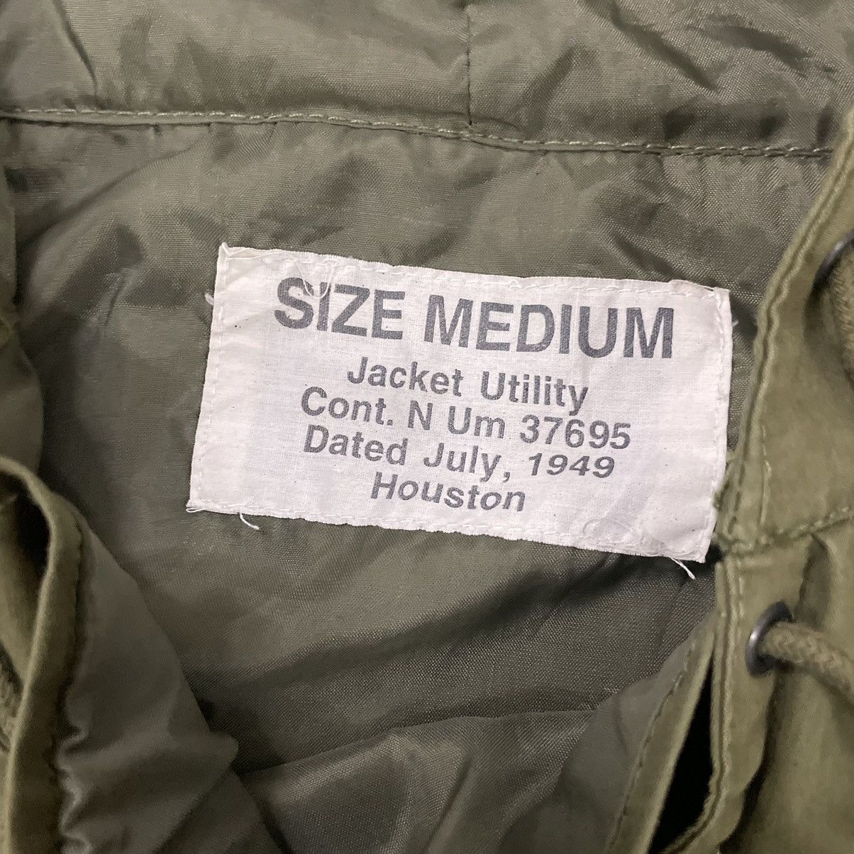 Other 💥USN HOUSTON MILITARY ARMY DRAWSTRING ANORAK JACKET Size US M / EU 48-50 / 2 - 11 Thumbnail