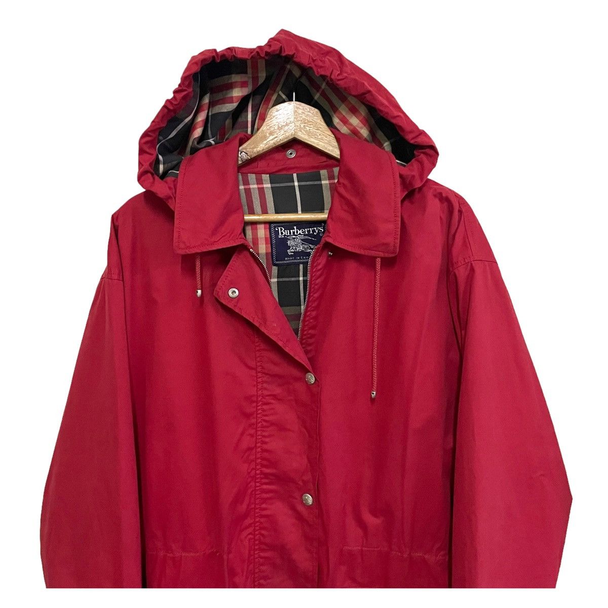 Burberry × Burberry Prorsum × Vintage 💥 BURBERRYS ENGLAND HOODIE PARKA JACKET Size US L / EU 52-54 / 3 - 5 Thumbnail
