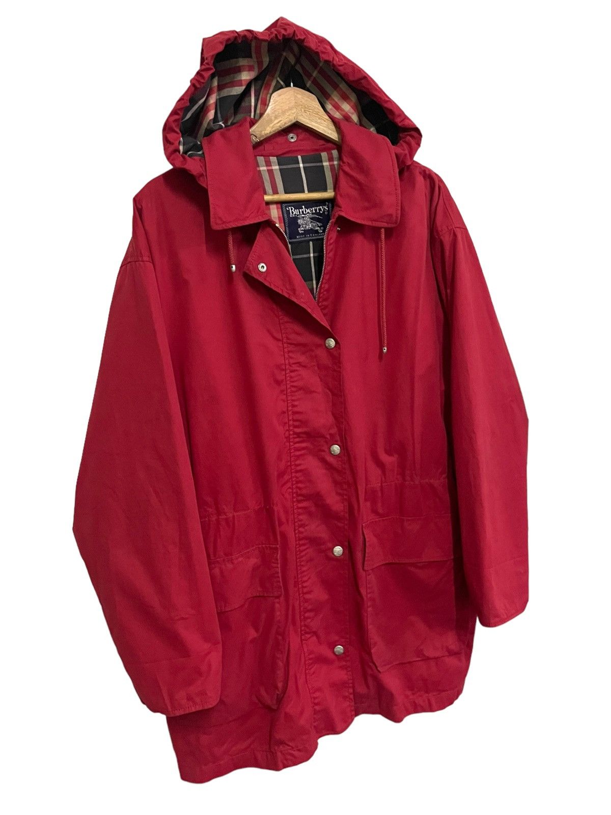 Burberry × Burberry Prorsum × Vintage 💥 BURBERRYS ENGLAND HOODIE PARKA JACKET Size US L / EU 52-54 / 3 - 3 Thumbnail