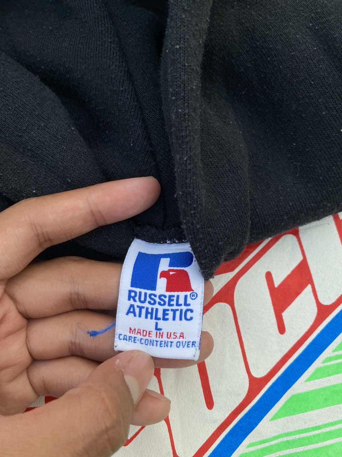 Russell Athletic × Vintage VTG SOCCER Russell Athletic Hoodie Size US M / EU 48-50 / 2 - 7 Thumbnail