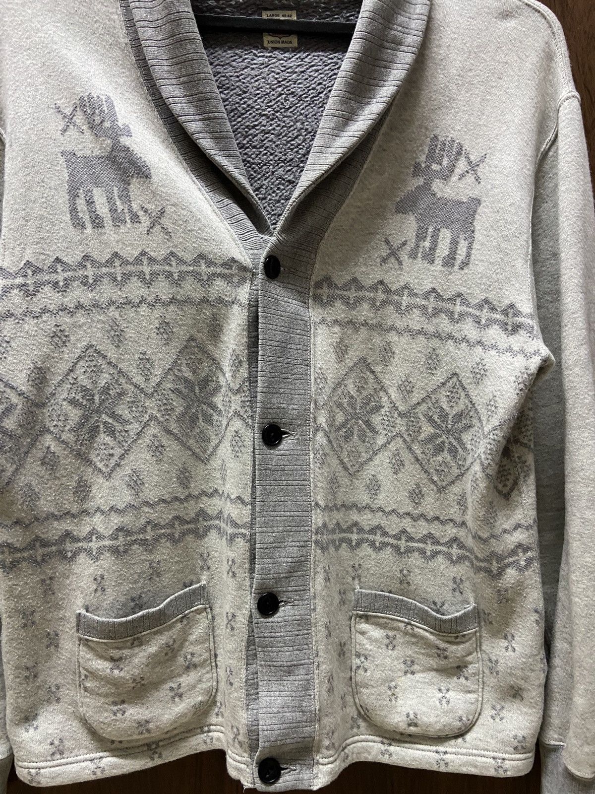 The Flat Head Vintage The Flat Head sweatshirt cardigan art design Size US L / EU 52-54 / 3 - 2 Thumbnail