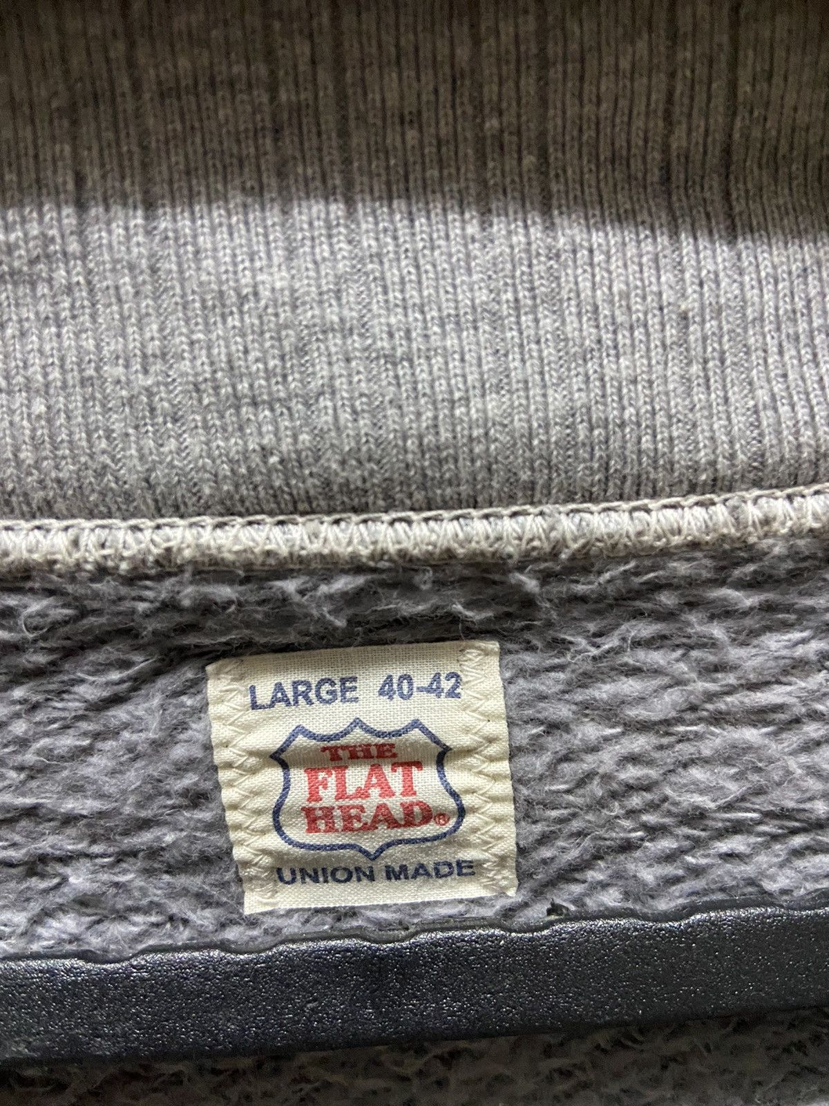 The Flat Head Vintage The Flat Head sweatshirt cardigan art design Size US L / EU 52-54 / 3 - 3 Thumbnail