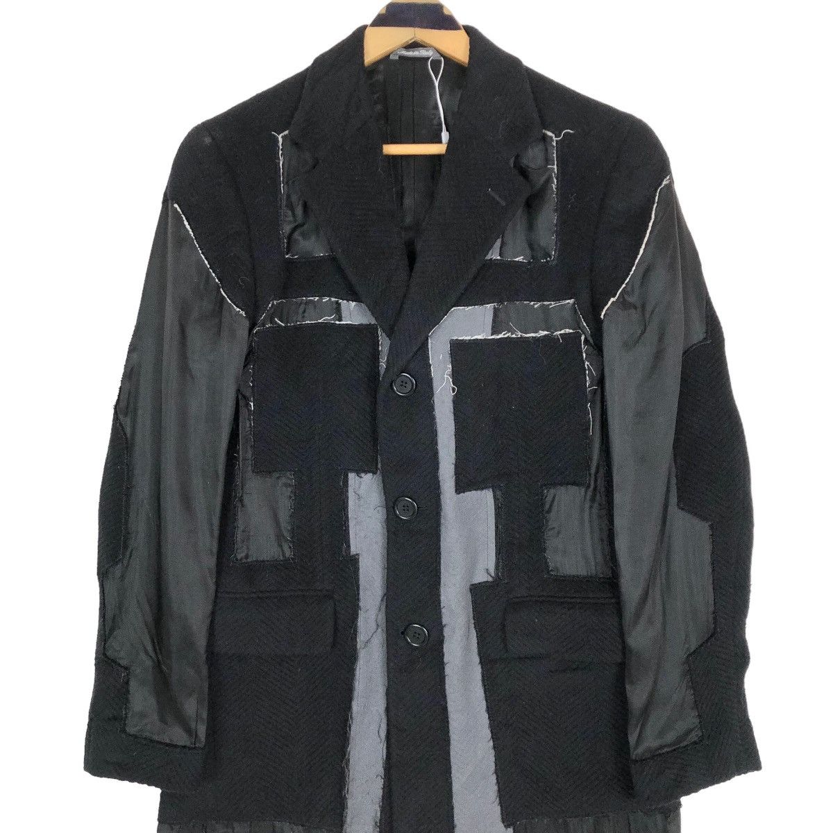 Giuliano Fujiwara Vintage Giuliano Fujiwara Deconstructed Wool Long Coat Size US S / EU 44-46 / 1 - 7 Thumbnail