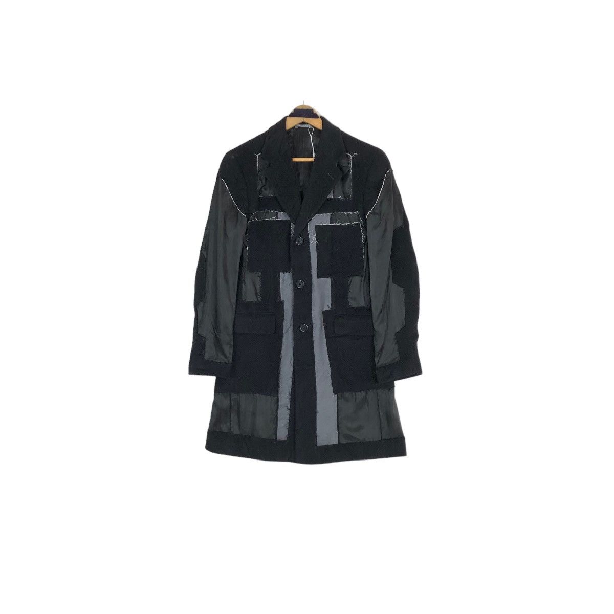 Giuliano Fujiwara Vintage Giuliano Fujiwara Deconstructed Wool Long Coat Size US S / EU 44-46 / 1 - 3 Thumbnail