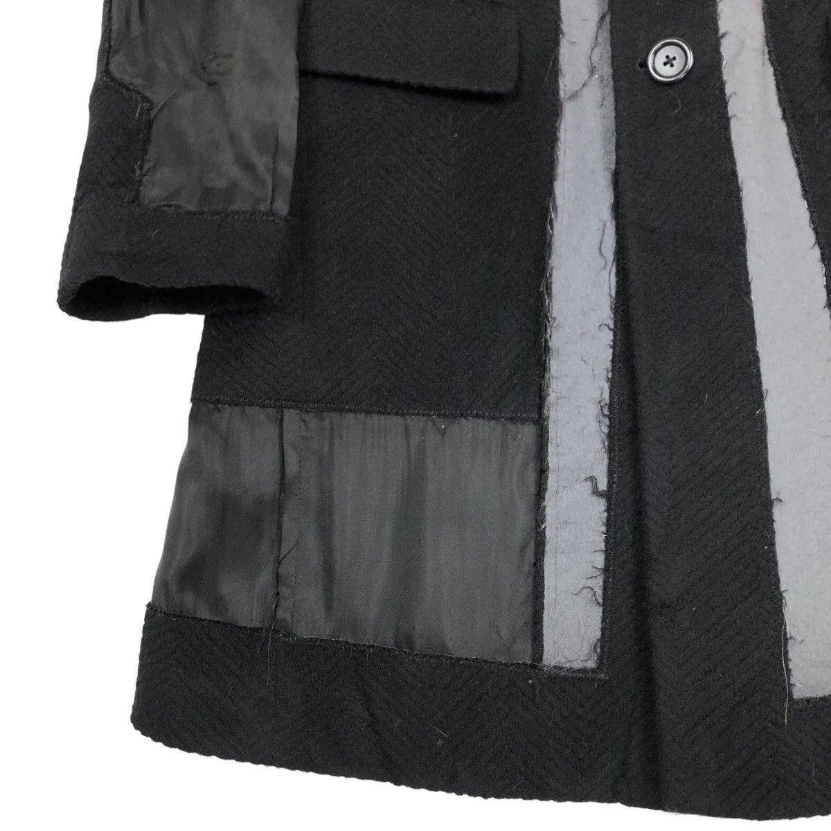 Giuliano Fujiwara Vintage Giuliano Fujiwara Deconstructed Wool Long Coat Size US S / EU 44-46 / 1 - 5 Thumbnail