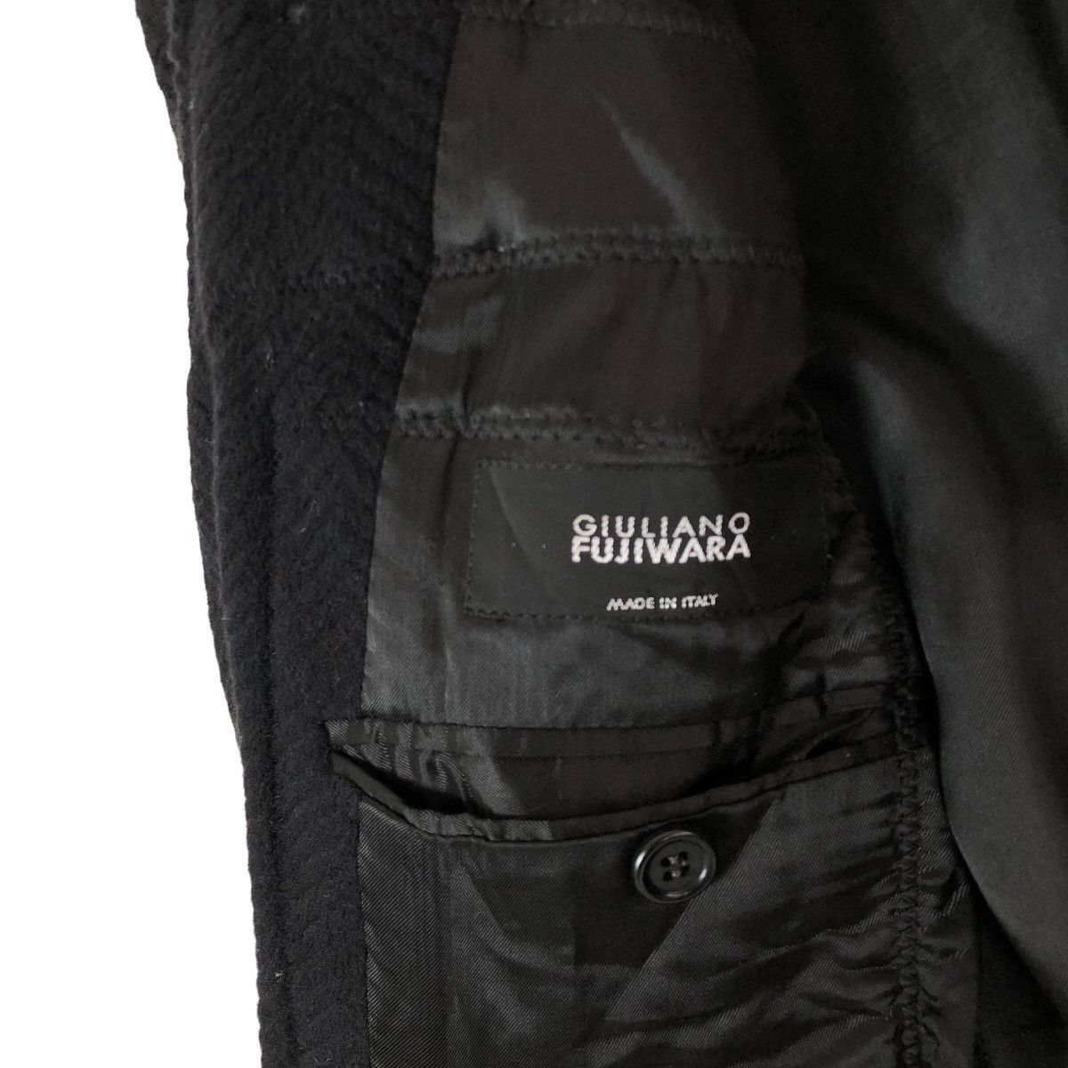 Giuliano Fujiwara Vintage Giuliano Fujiwara Deconstructed Wool Long Coat Size US S / EU 44-46 / 1 - 12 Thumbnail