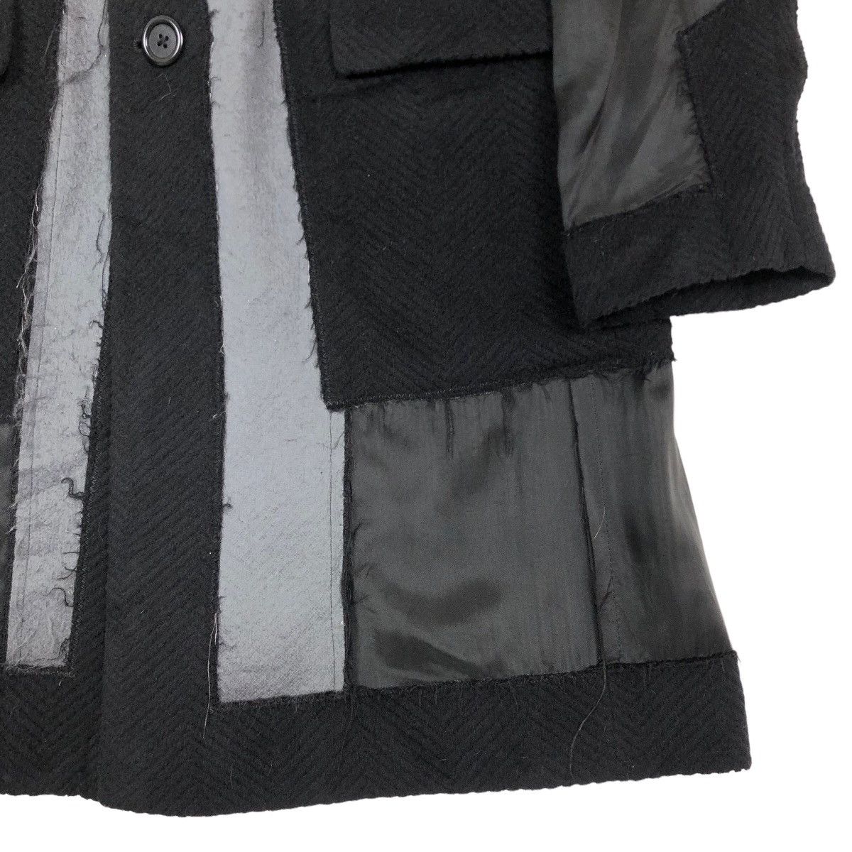 Giuliano Fujiwara Vintage Giuliano Fujiwara Deconstructed Wool Long Coat Size US S / EU 44-46 / 1 - 6 Thumbnail