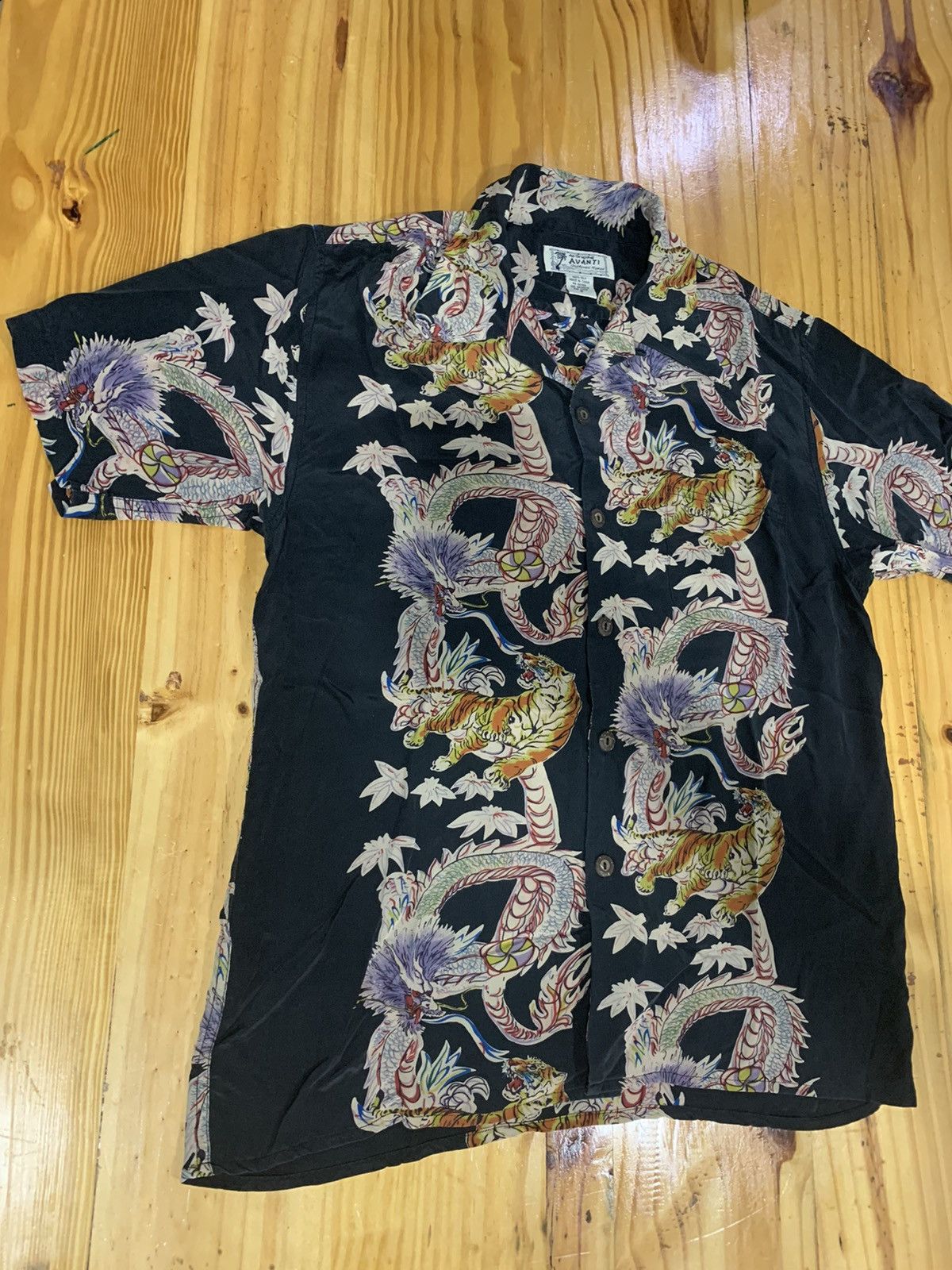 Other Avanti Japanese Culture Silk Hawaiian Shirt Size US S / EU 44-46 / 1 - 7 Thumbnail