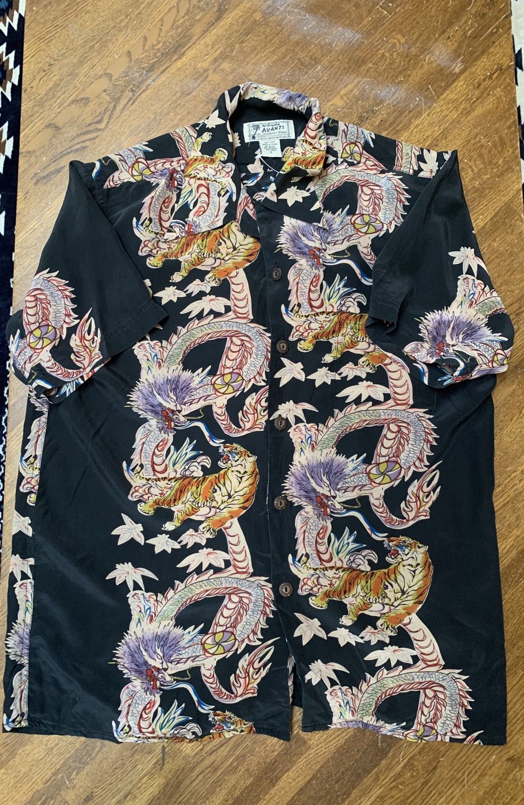 Other Avanti Japanese Culture Silk Hawaiian Shirt Size US S / EU 44-46 / 1 - 2 Thumbnail