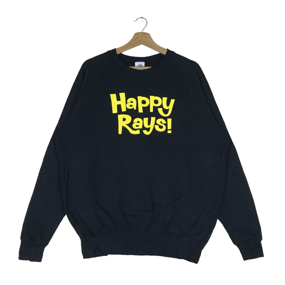 Vintage The Bawdies Happy Rays! Spell Out Pullover Jumper