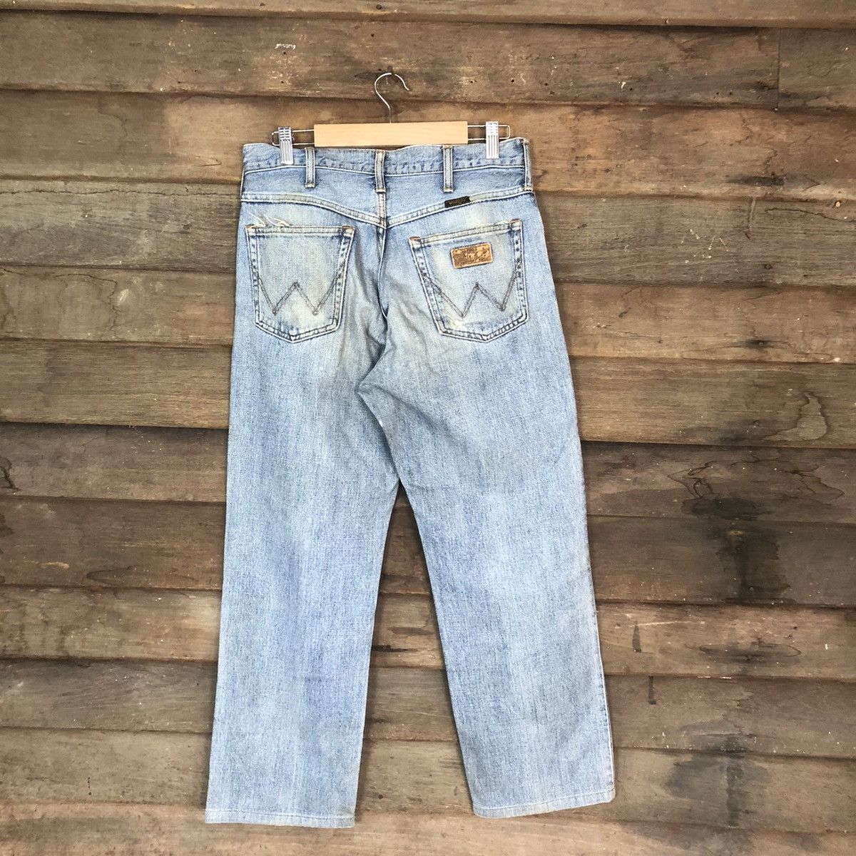 Vintage DLS Wrangler vintage Blue Distressed Denim Pants #BB581 Size US 30 / EU 46 - 10 Thumbnail