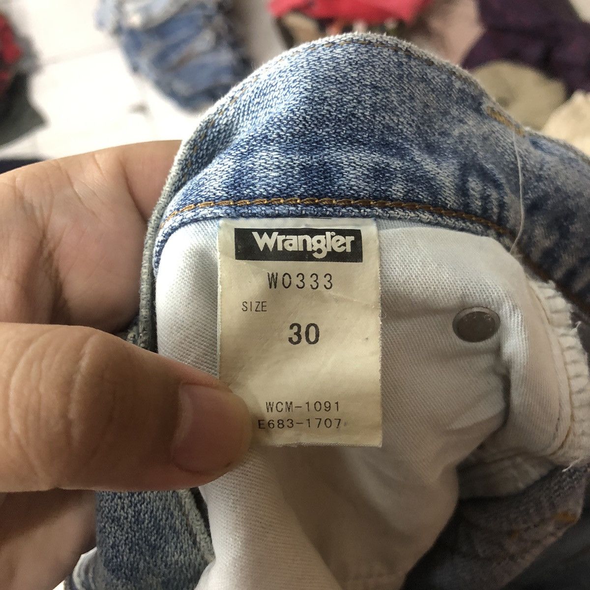 Vintage DLS Wrangler vintage Blue Distressed Denim Pants #BB581 Size US 30 / EU 46 - 17 Thumbnail