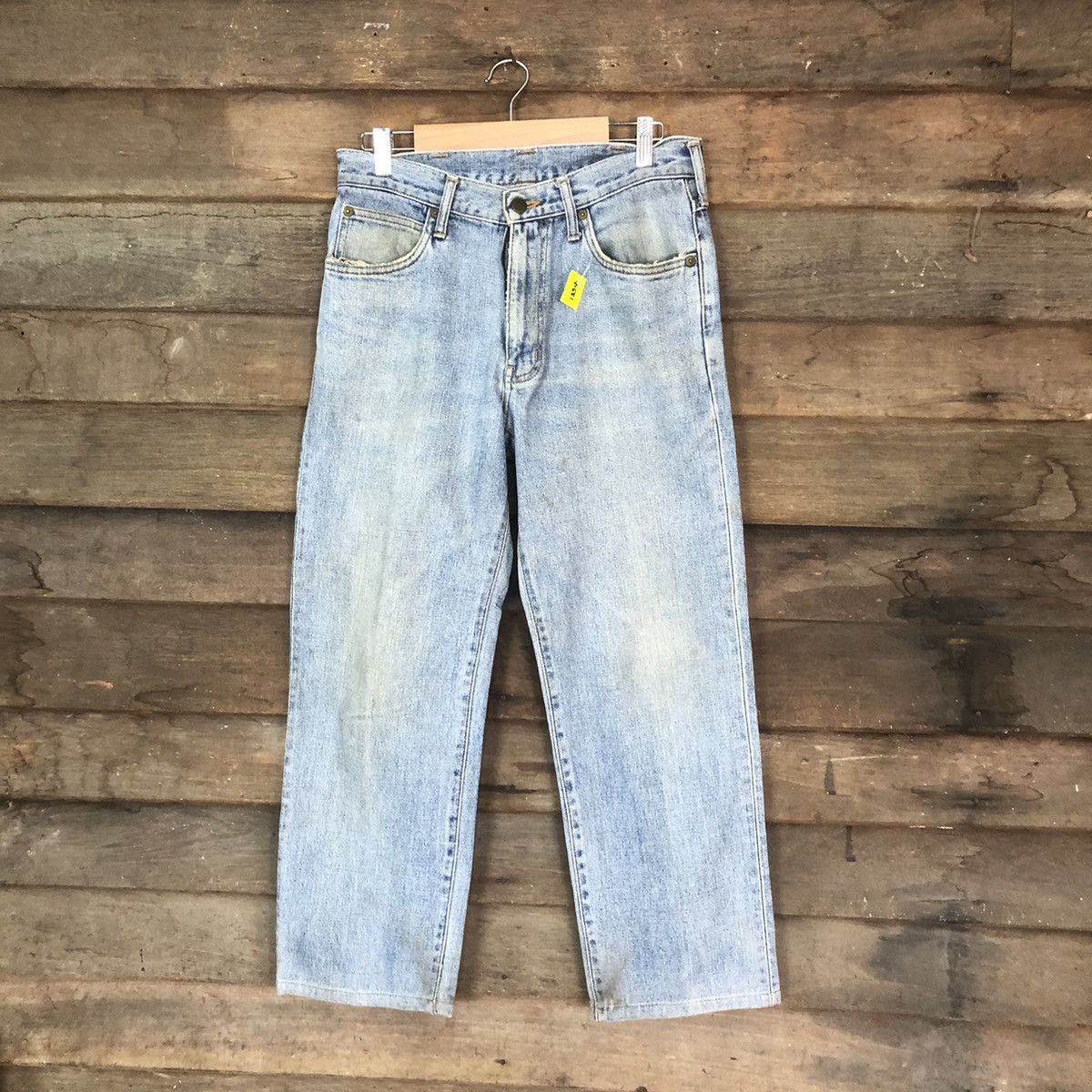 Vintage DLS Wrangler vintage Blue Distressed Denim Pants #BB581 Size US 30 / EU 46 - 1 Thumbnail