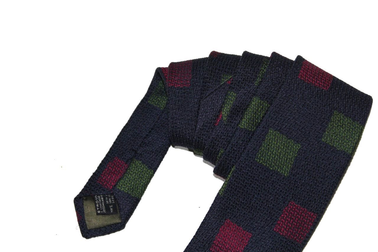 Etro Etro Milano Knit Silk Necktie Size ONE SIZE - 4 Thumbnail