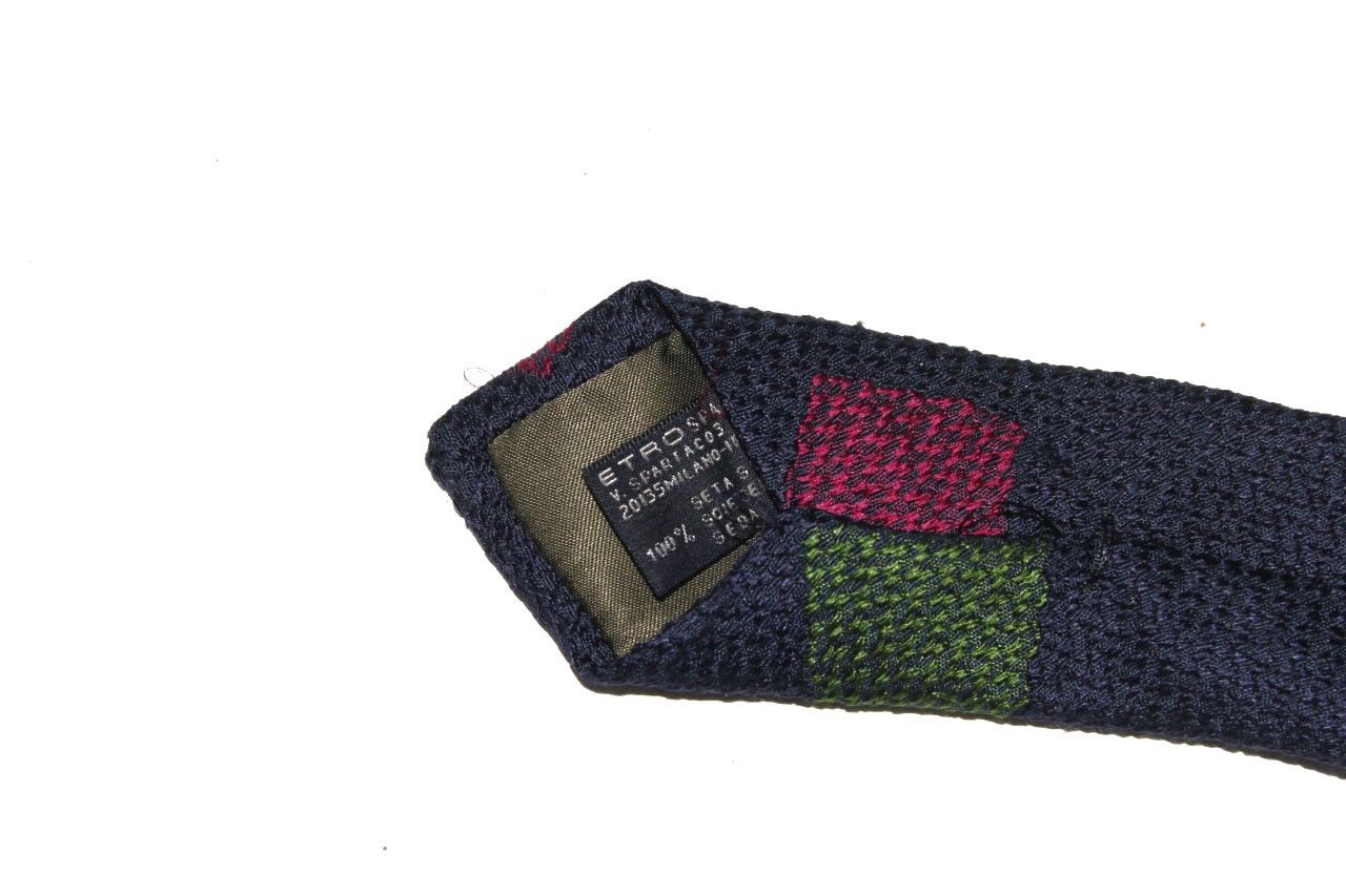 Etro Etro Milano Knit Silk Necktie Size ONE SIZE - 2 Thumbnail