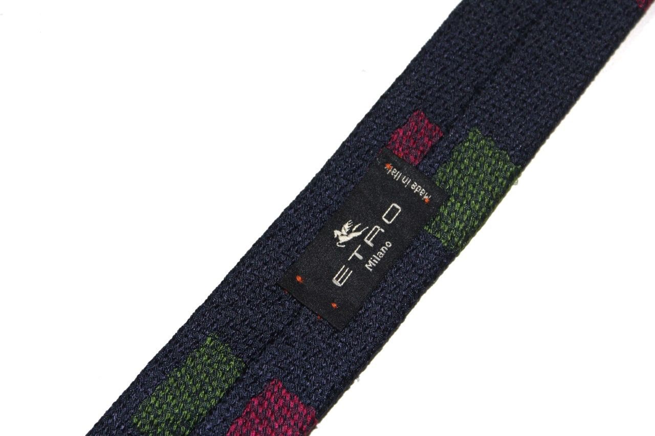 Etro Etro Milano Knit Silk Necktie Size ONE SIZE - 3 Thumbnail