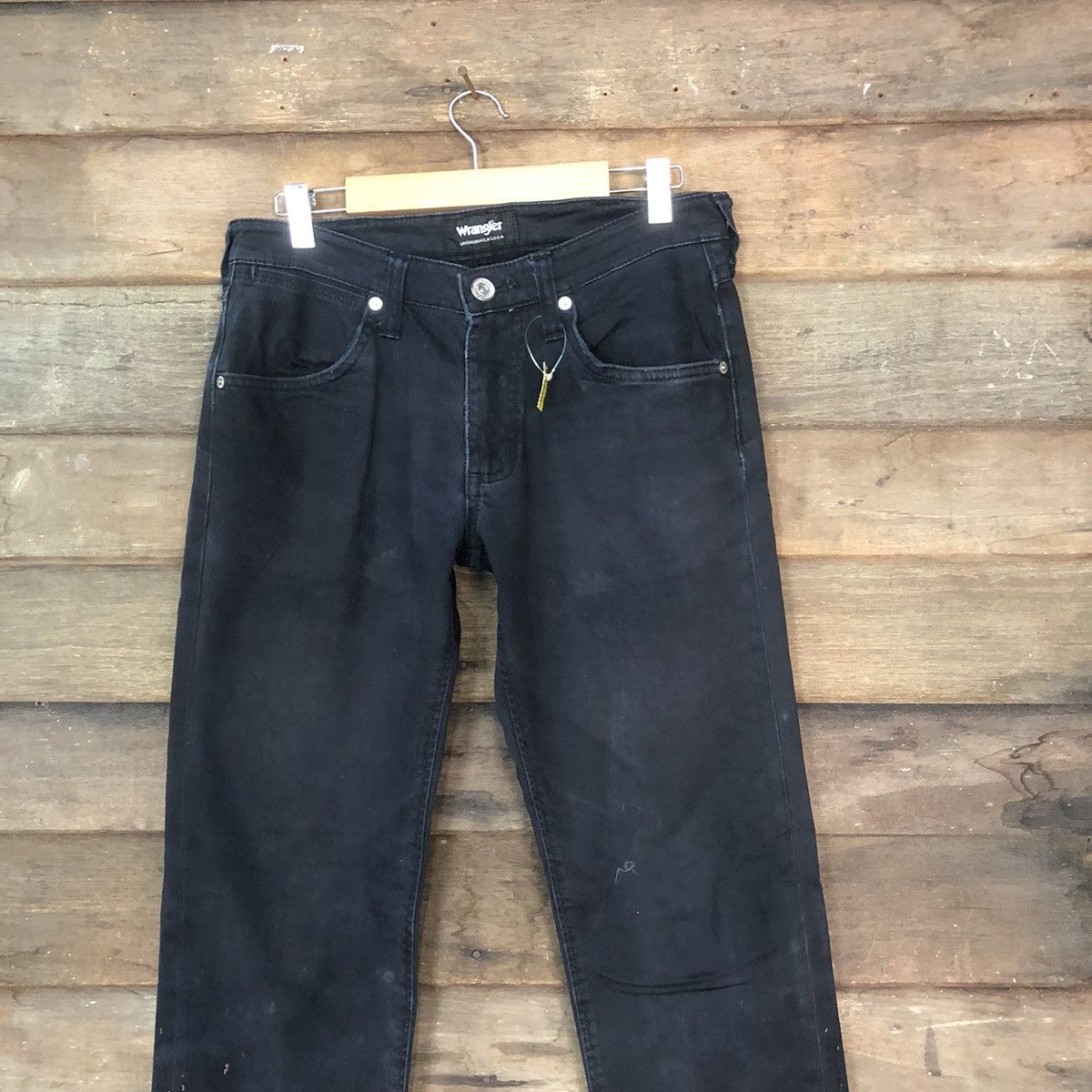 Vintage DLS Wrangler vintage Black Denim Pants #BB544 Size US 30 / EU 46 - 2 Thumbnail