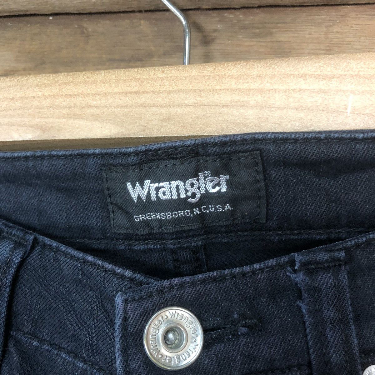 Vintage DLS Wrangler vintage Black Denim Pants #BB544 Size US 30 / EU 46 - 9 Thumbnail