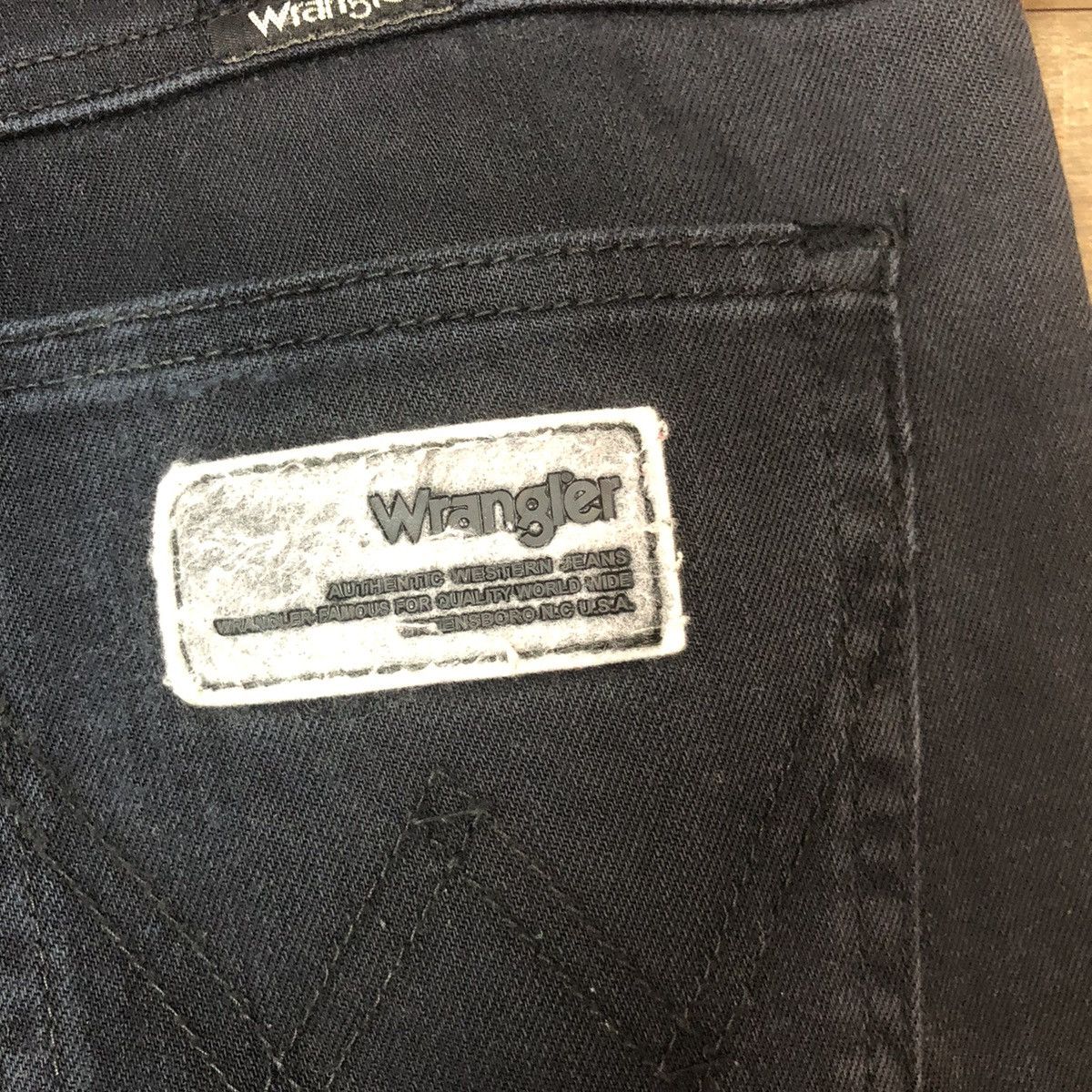 Vintage DLS Wrangler vintage Black Denim Pants #BB544 Size US 30 / EU 46 - 15 Thumbnail