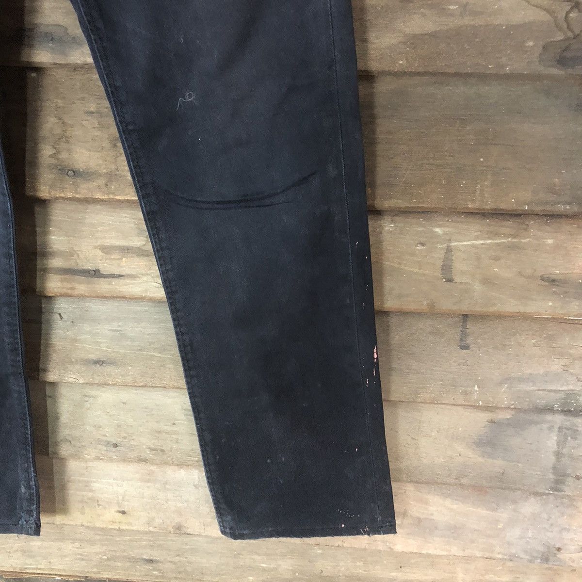 Vintage DLS Wrangler vintage Black Denim Pants #BB544 Size US 30 / EU 46 - 7 Thumbnail