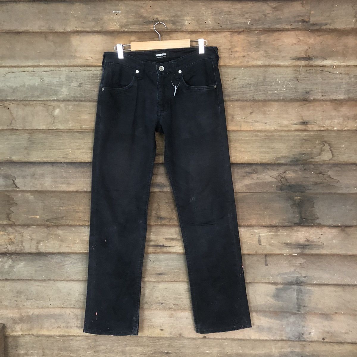 Vintage DLS Wrangler vintage Black Denim Pants #BB544 Size US 30 / EU 46 - 1 Thumbnail