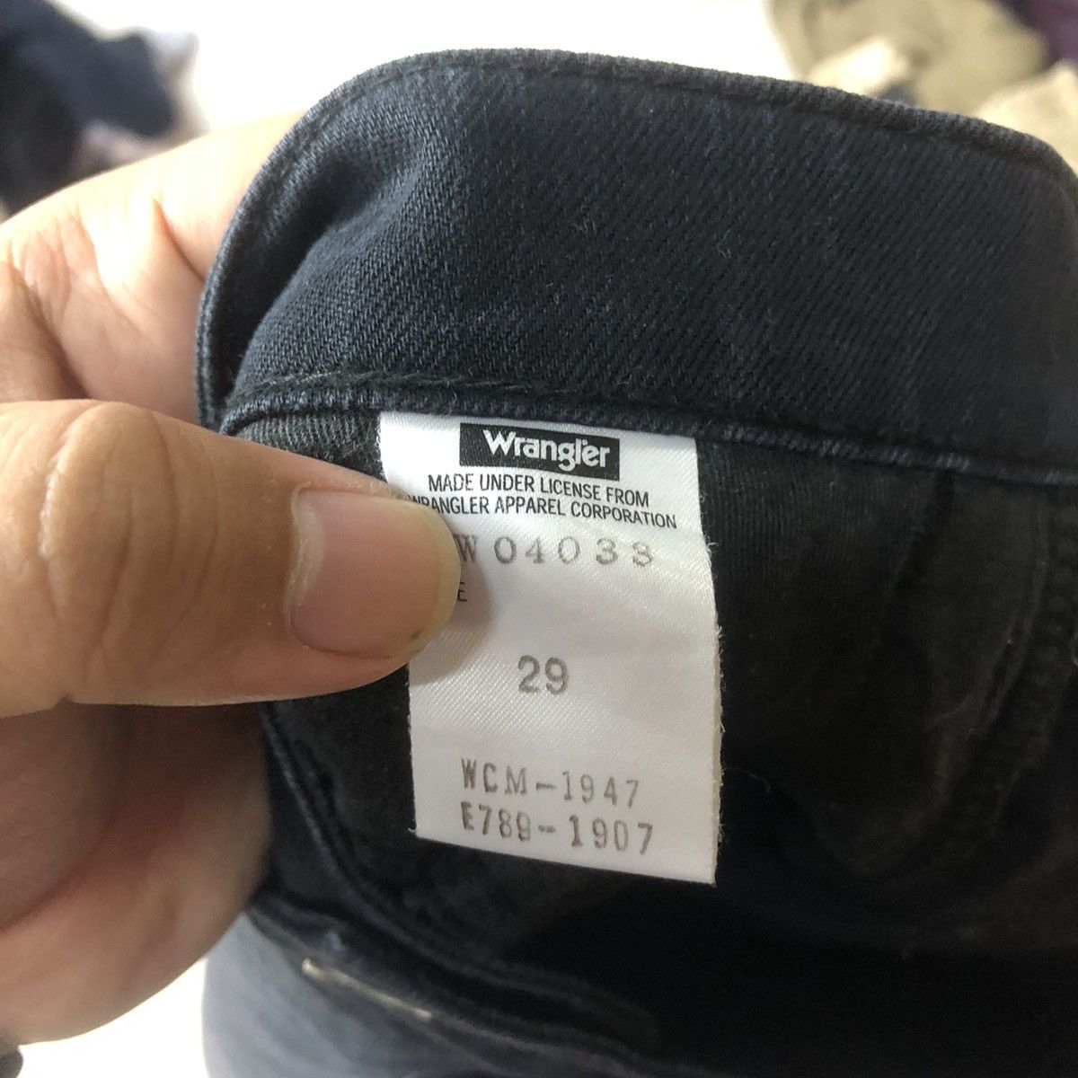 Vintage DLS Wrangler vintage Black Denim Pants #BB544 Size US 30 / EU 46 - 17 Thumbnail