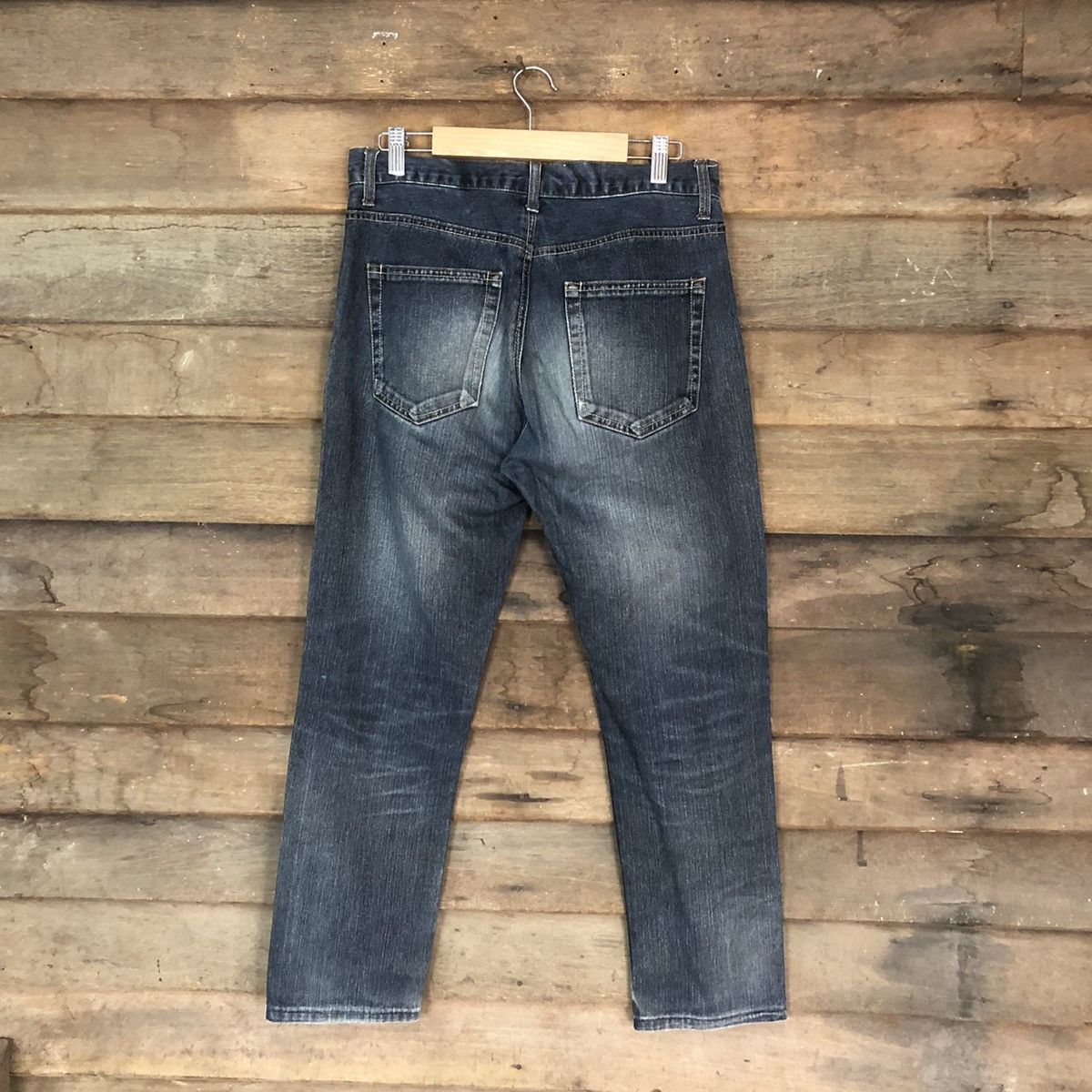 Japanese Brand DLS Japanese Brand Blue Distressed Denim Pants #BB554 Size US 30 / EU 46 - 11 Thumbnail