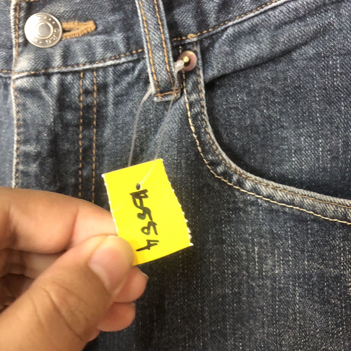 Japanese Brand DLS Japanese Brand Blue Distressed Denim Pants #BB554 Size US 30 / EU 46 - 10 Thumbnail