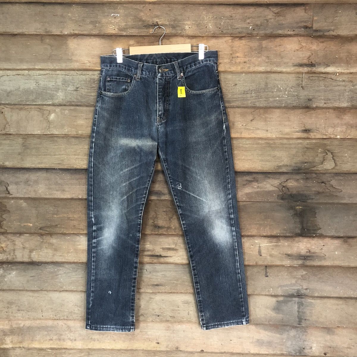 Japanese Brand DLS Japanese Brand Blue Distressed Denim Pants #BB554 Size US 30 / EU 46 - 1 Thumbnail
