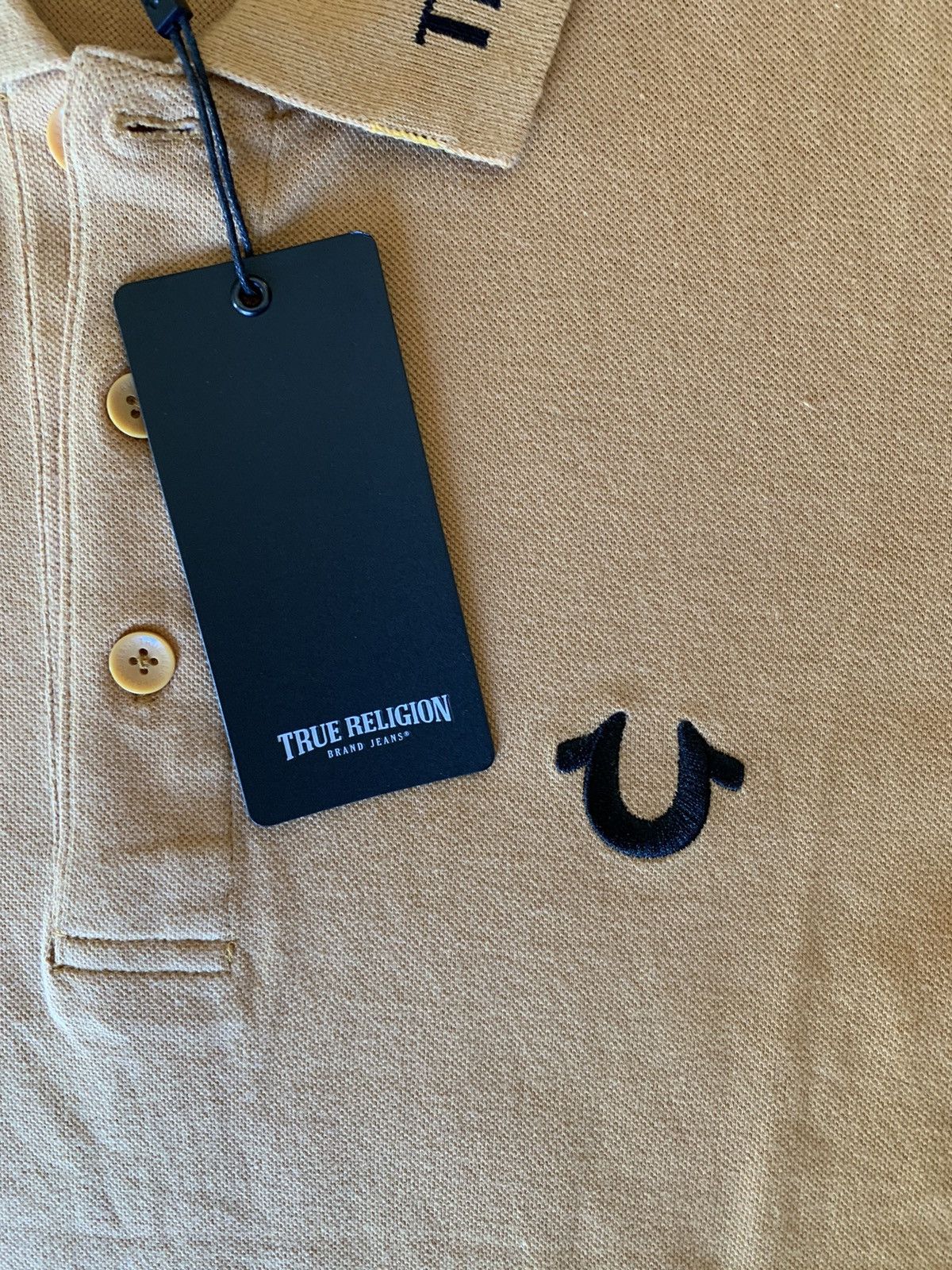True Religion True Religion Branded Collar SS Polo Size US L / EU 52-54 / 3 - 4 Thumbnail