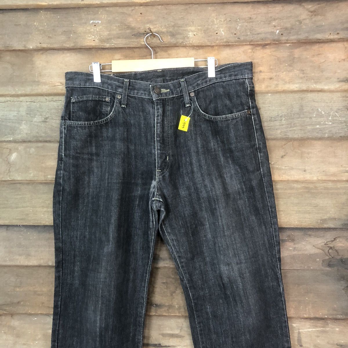Edwin DLS Edwin vintage black Gray Distressed Denim Pants #BB555 Size US 35 - 2 Thumbnail
