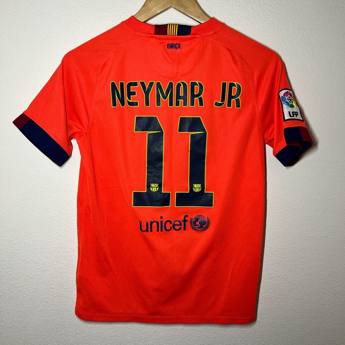 Barcelona Neymar JR #11 2013 2014 Home Football Shirt Soccer Jersey Nike  Mens M