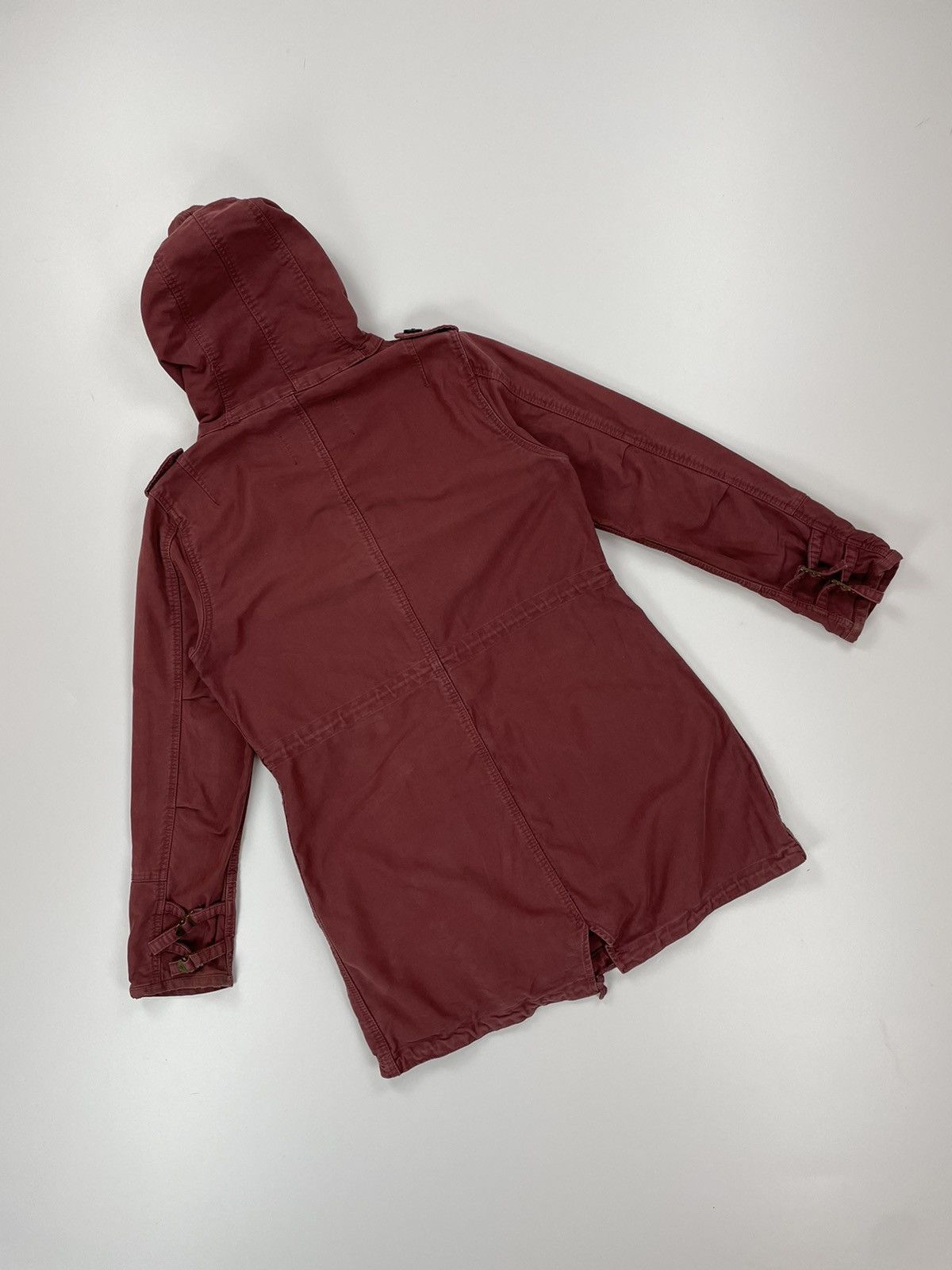 Other MAISON SCOTCH WOMENS NAVY RED COTTON PARKA JACKET SIZE L Size L / US 10 / IT 46 - 12 Thumbnail