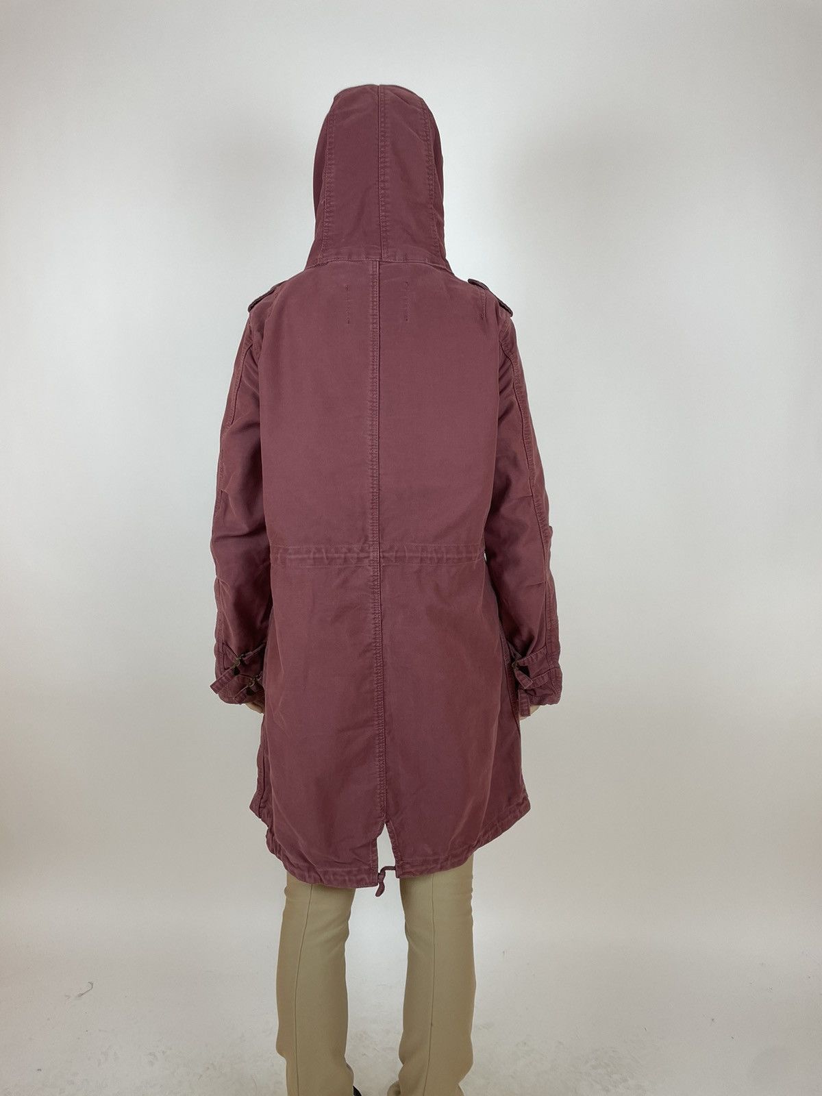 Other MAISON SCOTCH WOMENS NAVY RED COTTON PARKA JACKET SIZE L Size L / US 10 / IT 46 - 7 Thumbnail