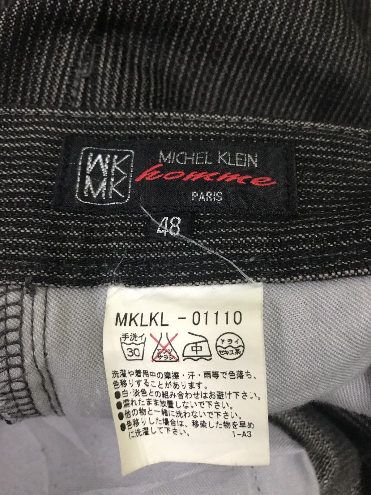 Designer × Michel Klein Michel Klein Homme Paris Stripe Jeans Made in Japan Size US 32 / EU 48 - 5 Thumbnail
