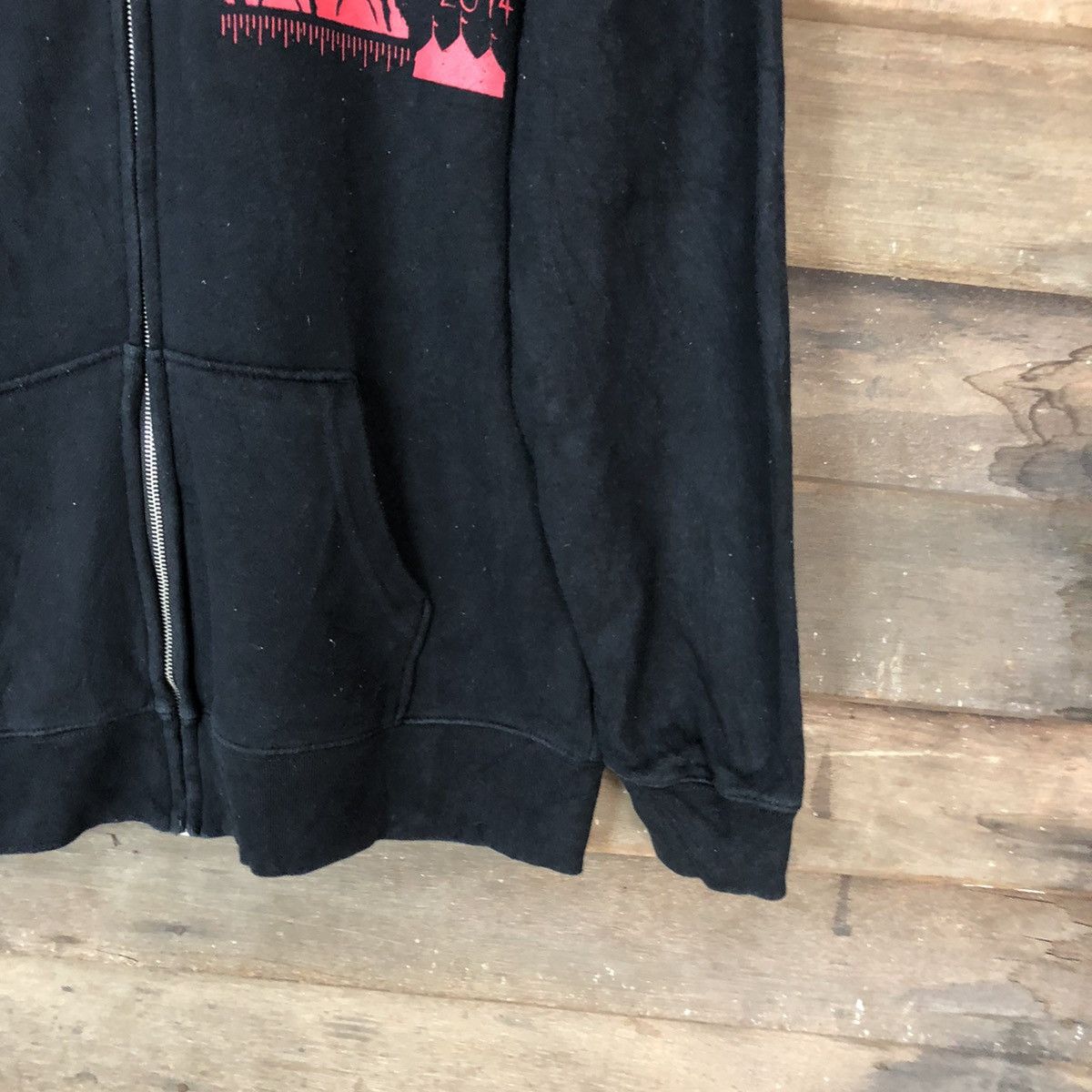 Band Tees × Japanese Brand Knot Fest punk metal Big Logo Black Hoodie #6800 Size US L / EU 52-54 / 3 - 7 Thumbnail